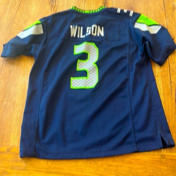 NIKE NFL Jersey # 3 Wilson On Field Seahawks Football - Picture 2 of 6